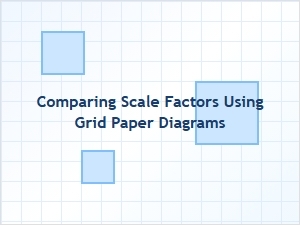 Comparing Scale Factors with Grid Paper Diagrams