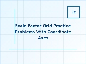 Scale Factor Grid Practice on Coordinate Axes